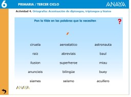 DIPTONGOS E HIATOS 6.1