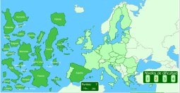 mapa comunidad europea