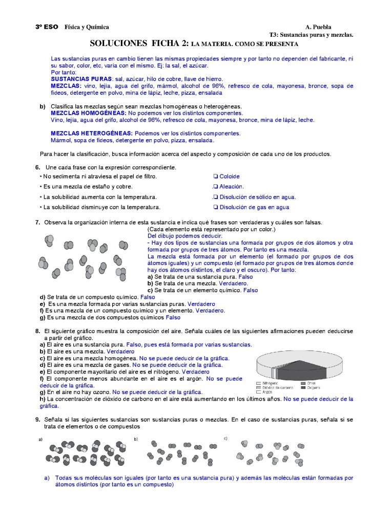CLASIFICACIÓN DE LA MATERIA 2